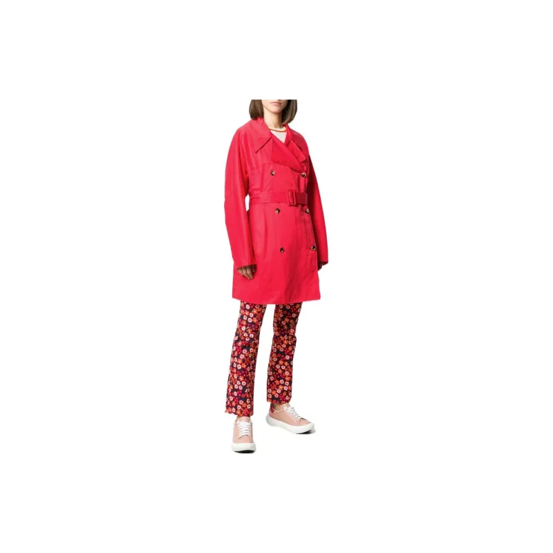 MARNI Trench Coats Women's Red-3