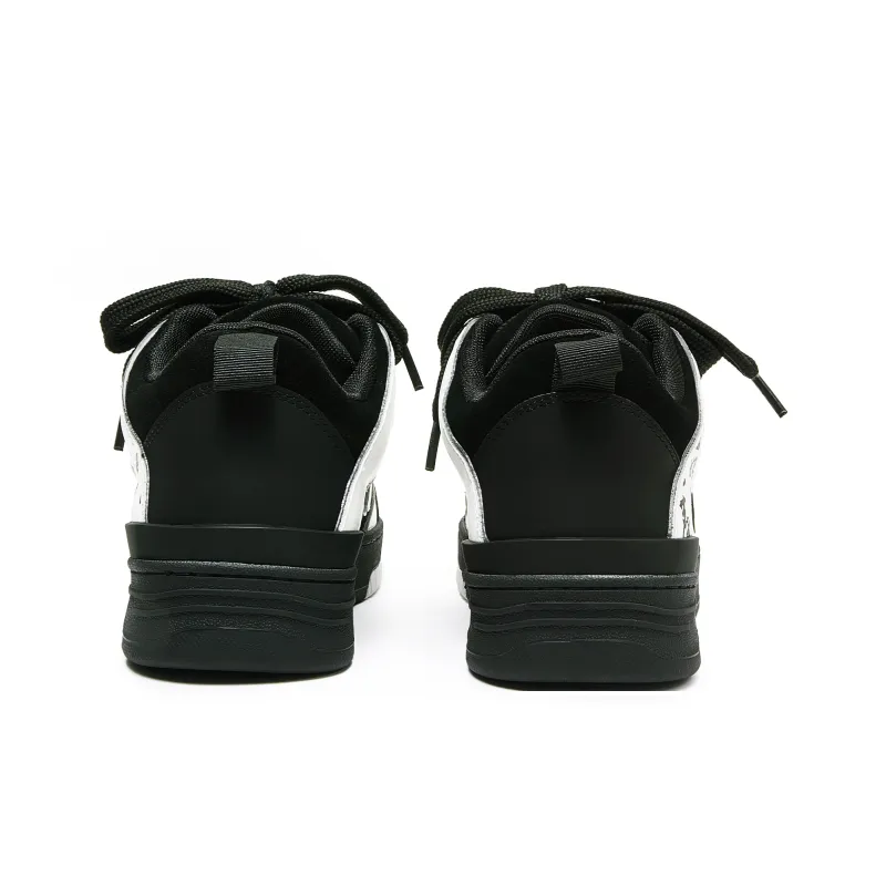 DFOA Low Top Skateboard Shoes Unisex Black-4