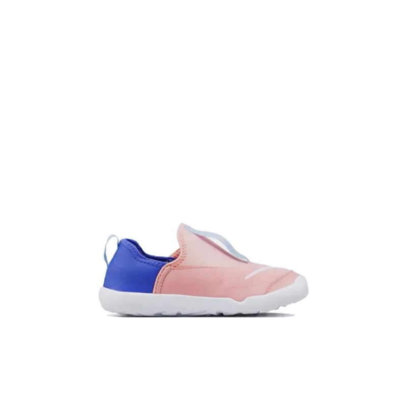 Nike Lil' Swoosh Cushioned Wear-Resistant Lightweight Low-Top Toddler Shoes Pink Blue Infant And Toddler-1