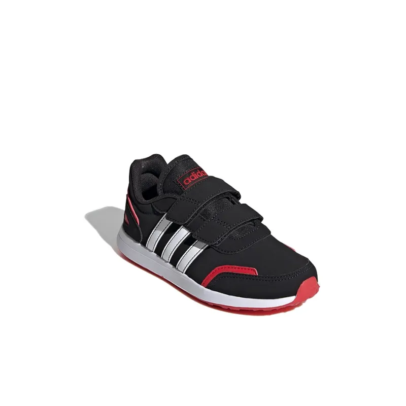 Adidas Neo Vs Switch Breathable Low Top Kids' Skateboarding Shoes Black Red White Children Aged 3 7 Years Old-2
