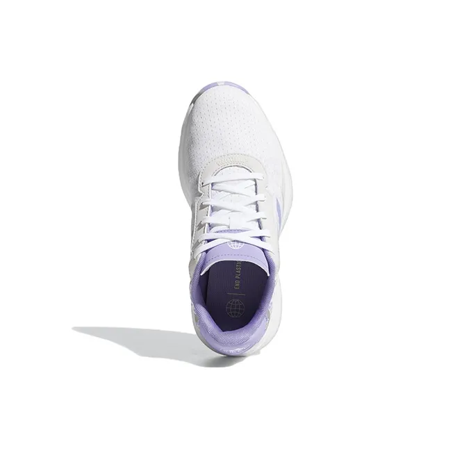 Adidas S2G Juniors' Spikeless Golf K Wear-Resistant Kids' Training Shoes White Purple Kids'-4
