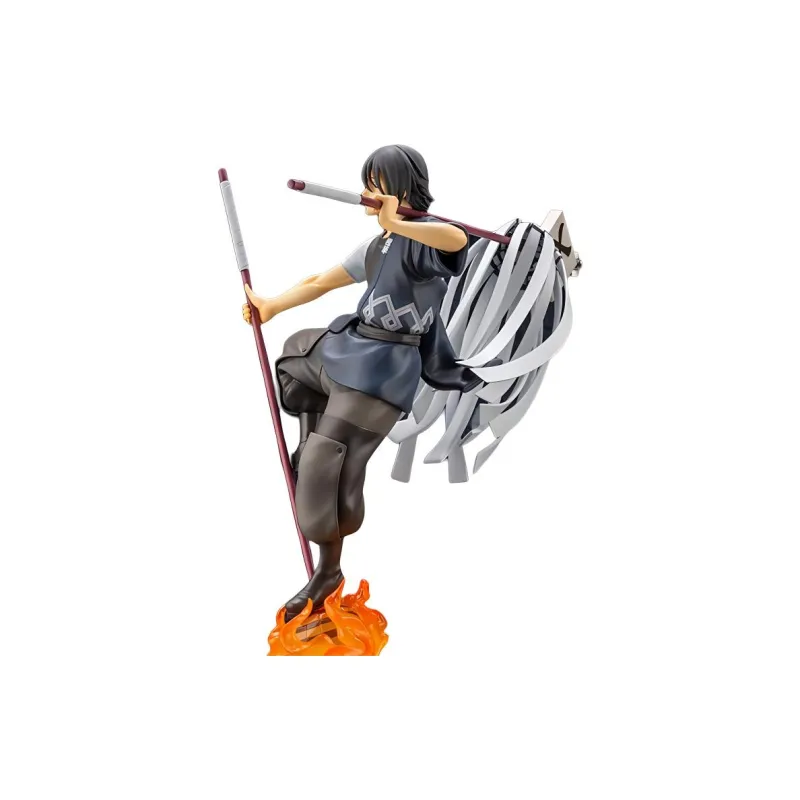 CRAFTSMANSHIP KOTOBUKIYA Artfx J Fire Force Shinmon Benimaru With Bonus Face Part Figure Gray-3