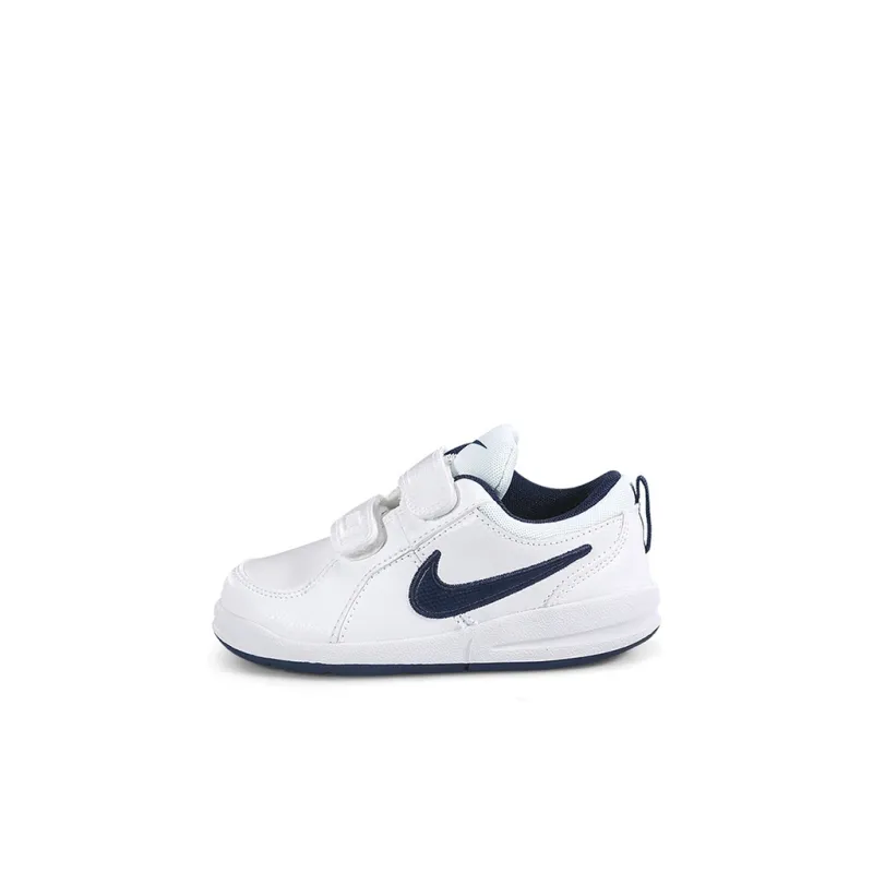 Nike Pico 4 TDC Cushioning, Wear Resistant Low Top Skateboard Shoes Blue White Infant And Toddler-0