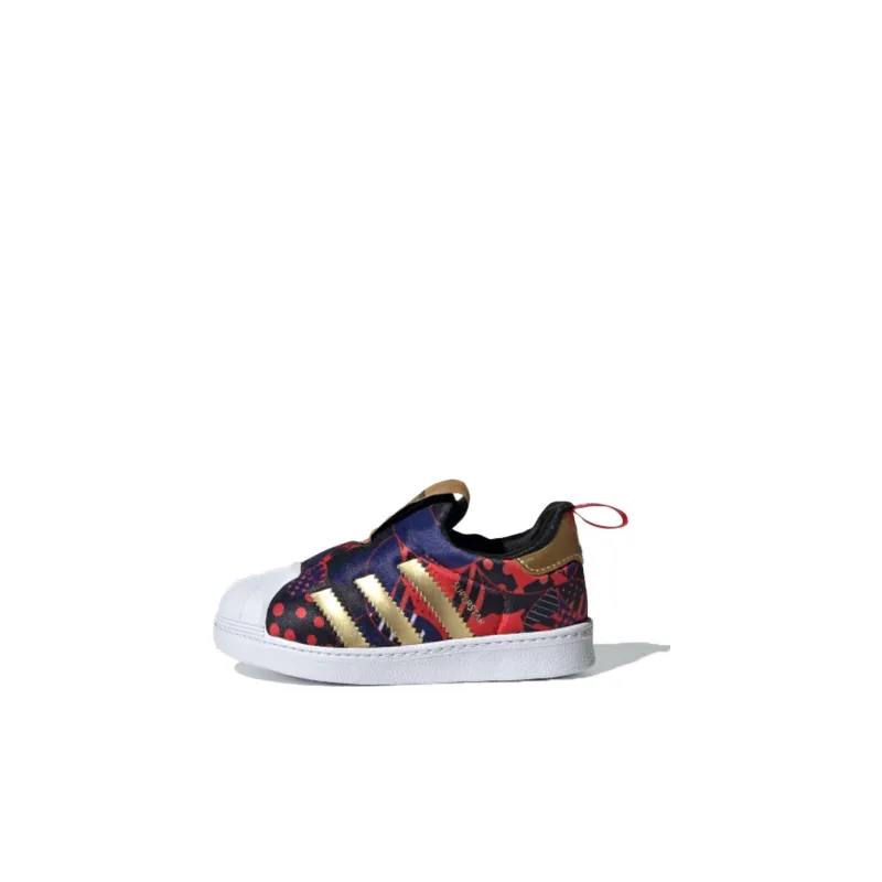 Adidas Originals 360 I Abrasion Resistant Low Top Skateboard Shoes Dark Blue Purple Infant And Toddler-0