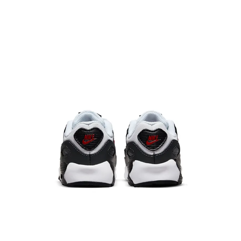 Nike Air Max 90 White University Red Iron Grey TD-4