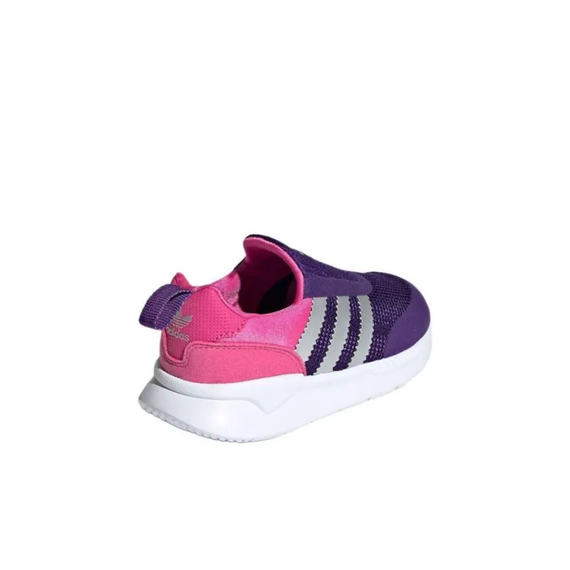 Adidas Originals ZX 360 Low-Top Toddler Shoes Purple Silver Infant And Toddler-3