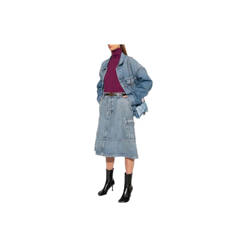 Balenciaga FW23 Sweater Regular Fit Women's Purple-3