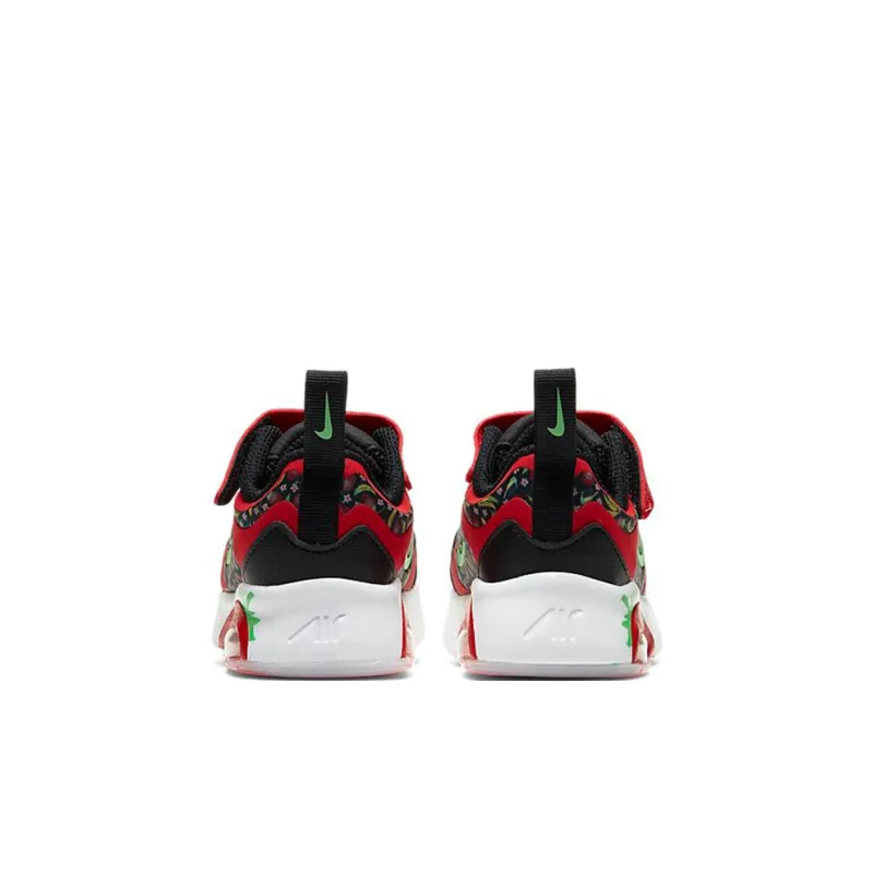Nike Air Max 200 Slip Resistant Cushioning Wear Resistant Breathable Low Top Toddler Shoes Black Red Infant And Toddler-4