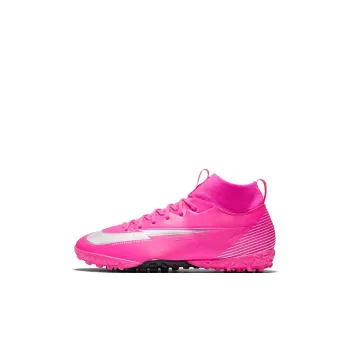 Nike Mercurial Superfly 7 Slip-Resistant Cushioning Wear-Resistant Mid-Top Kids' Soccer Shoes Pink Kids'