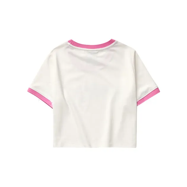 Skechers Funny Monster T Shirt Women's Marshmallow White-1
