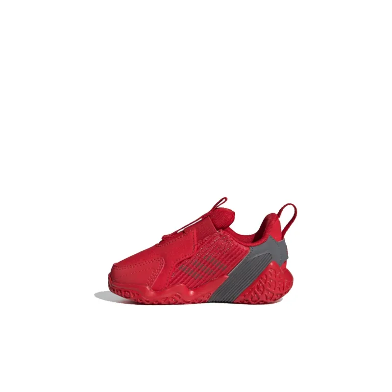Adidas 4Uture Rnr Running Breathable Low Top Running Shoes Red Gray Infant And Toddler-0