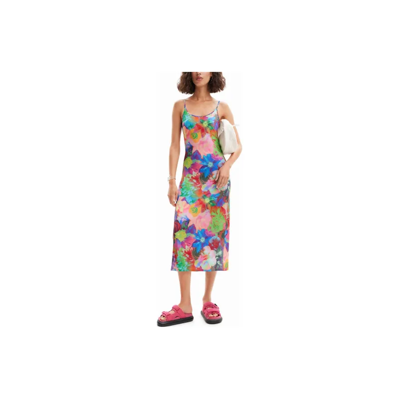 Desigual Slip Dress Women's Red-1