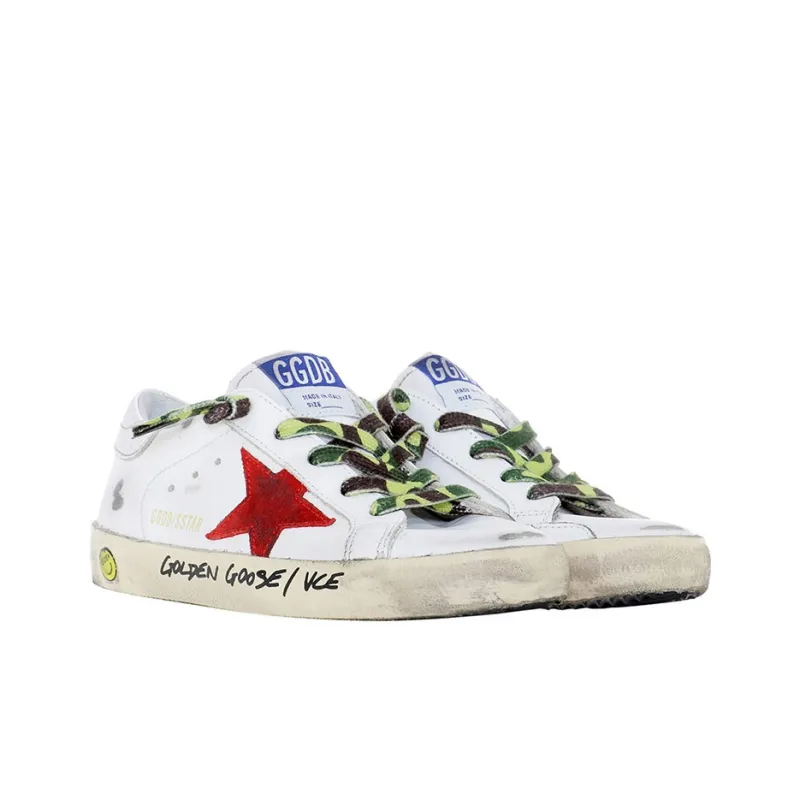 Golden Goose Low Top Kids' Skateboarding Shoes White Teenagers-2