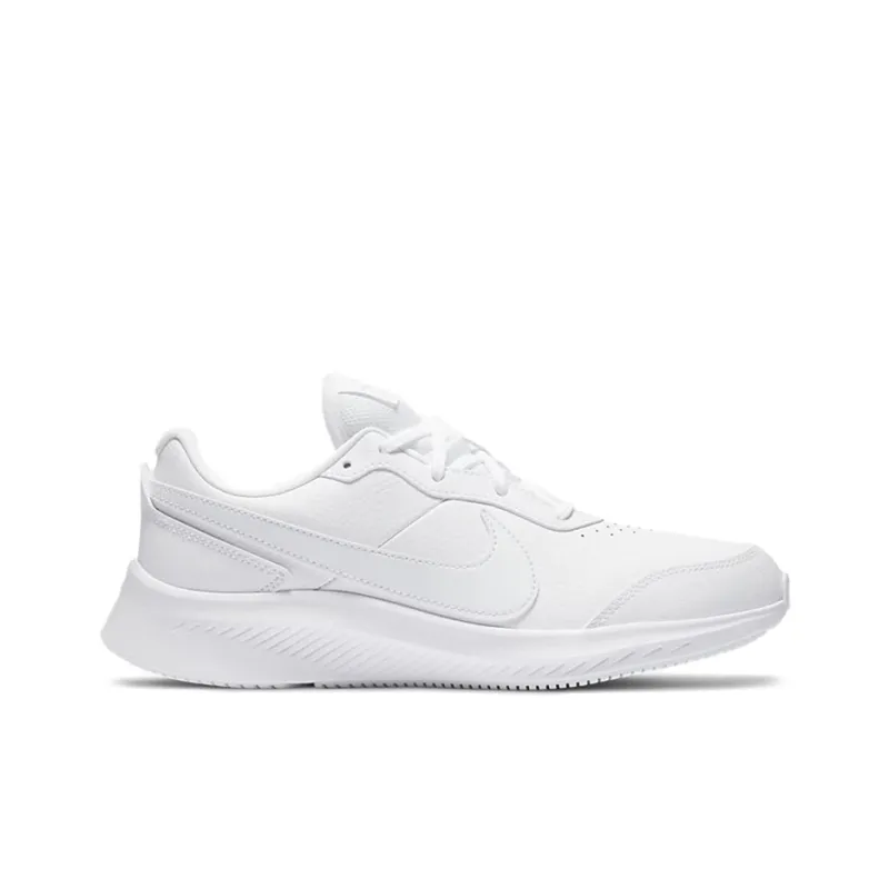 Nike Varsity Leather 'Triple White' GS-1