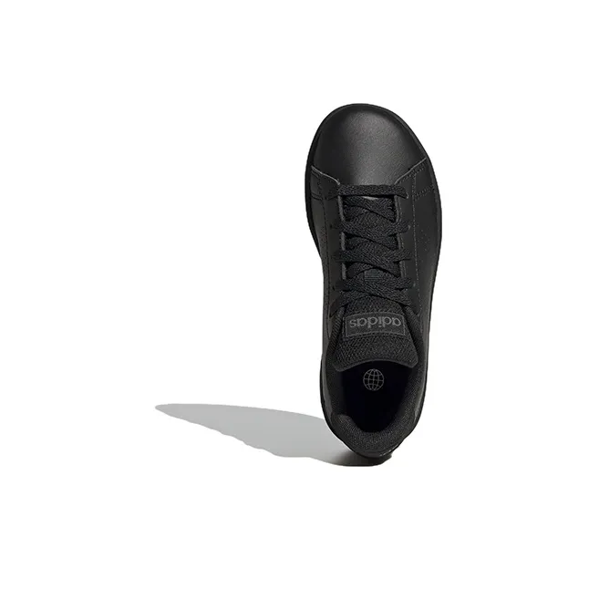 Adidas Neo ADVANTAGE K Anti Slip Wear Resistant Low Top Skateboard Shoes Black Kids'-4