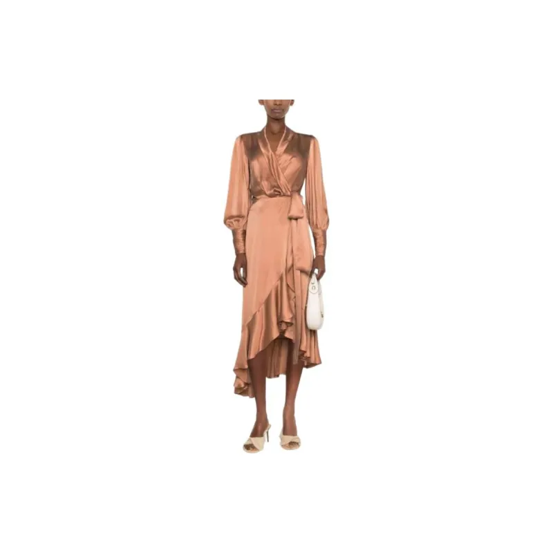 Zimmermann Ruffle-hem Silk Dress-1