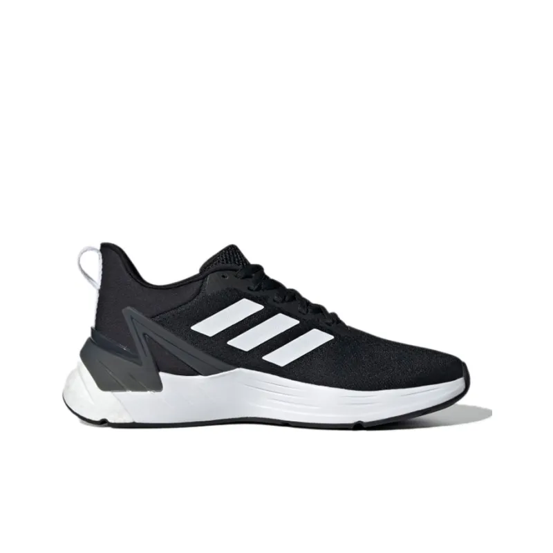 Adidas Response Super 2.0 J Abrasion Resistant Low Top Kids' Running Shoes Black Teenagers-1