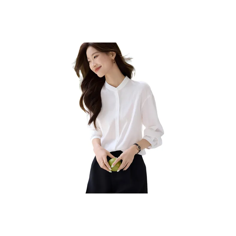 Mo Han Yi Mei Shirt Women's White-1