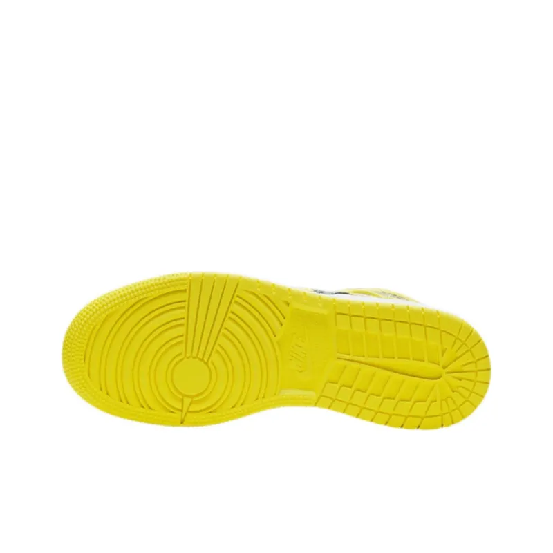 Jordan 1 Mid Dynamic Yellow Floral GS-6