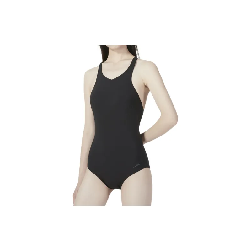 Speedo One piece Swimsuit Women's Black-1