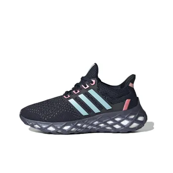Adidas Ultraboost DNA Wear-Resistant Mid-Top Kids' Running Shoes Black Blue Teenagers