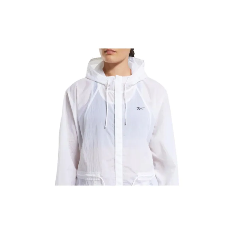 Reebok W WORKOUT READY Trench Coat Women's White-4
