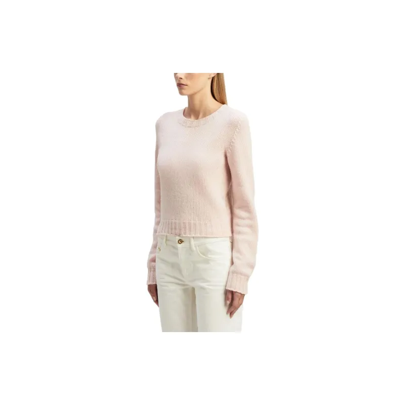 PALM ANGELS Logo Embroidered Knitted Jumper-4
