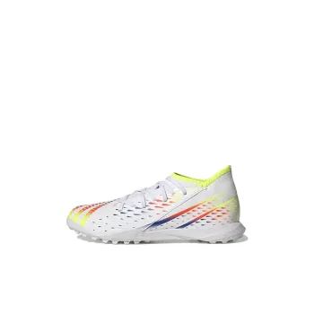 Adidas PREDATOR Series Edge.3 Anti Slip Wear Resistant Low Top Kids' Soccer Shoes White Red Yellow Kids'