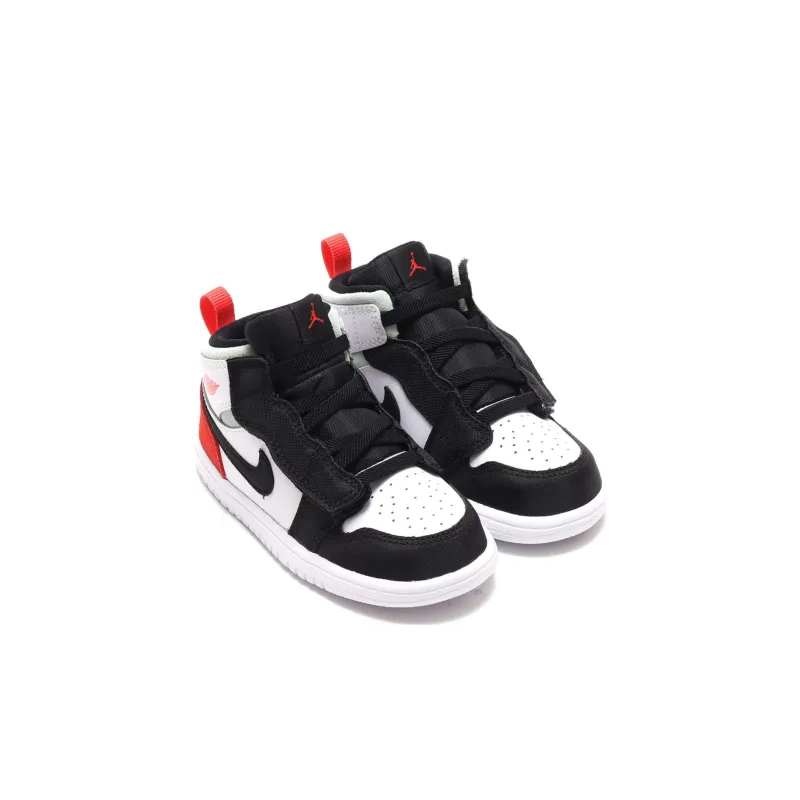Jordan 1 Mid Alt White Black Red Spruce TD-1