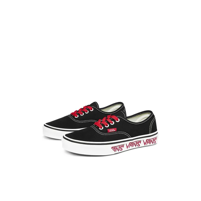 Vans Authentic   Kids 'Sketch Sidewall - Black Red'-1