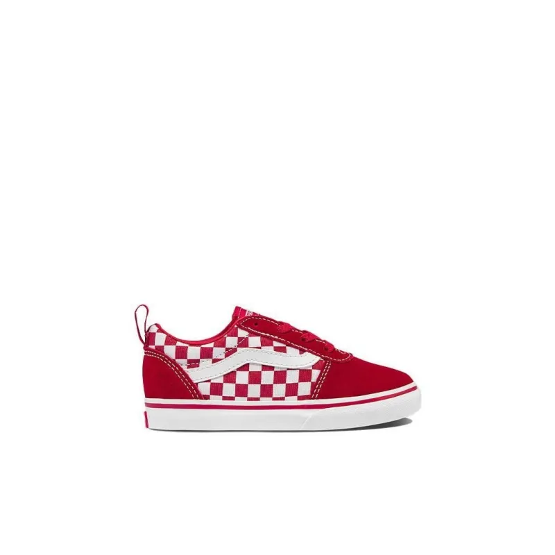 Vans Slip Resistant Shock Absorbers Low Top Skateboard Shoes Red Infant And Toddler-1