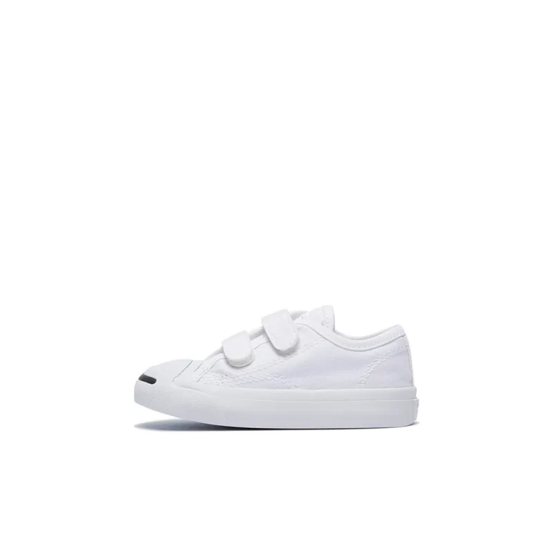 Converse Jack Purcell Anti Slip Wear Resistant Low Top Kids' Skateboarding Shoes White Infant And Toddler-0