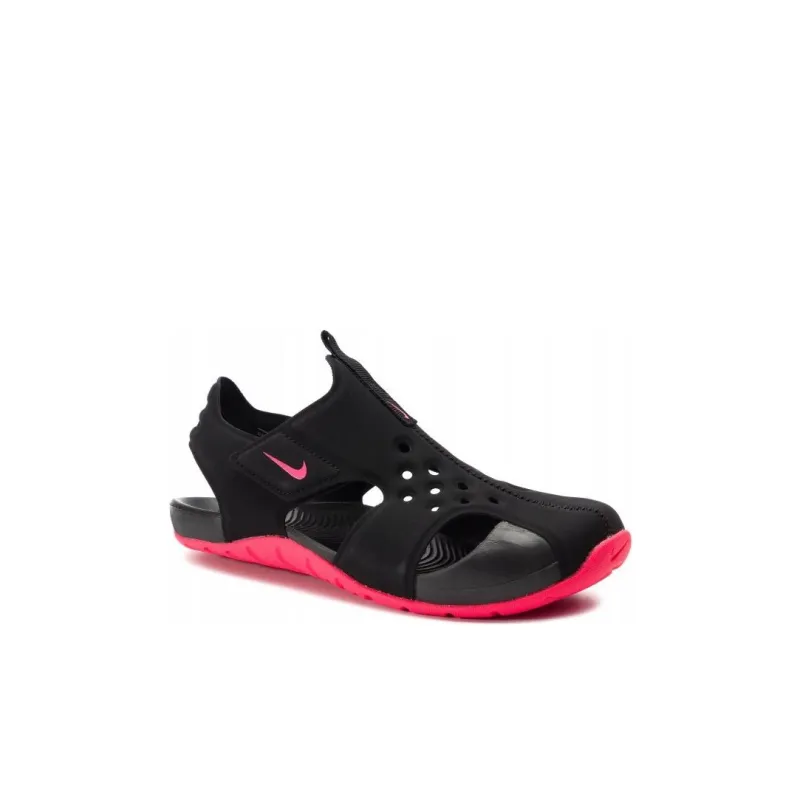 Nike Sunray Protect 2 Sandal Black Pink Children Aged 3 7 Years Old-2