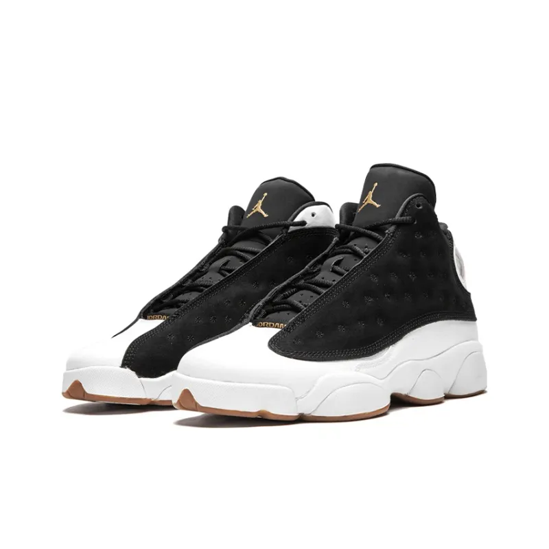 Jordan 13 Retro Black White Gum GS-2