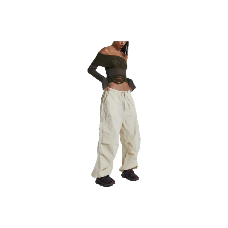 Jaded London Cargo Pants Women's Beige-3