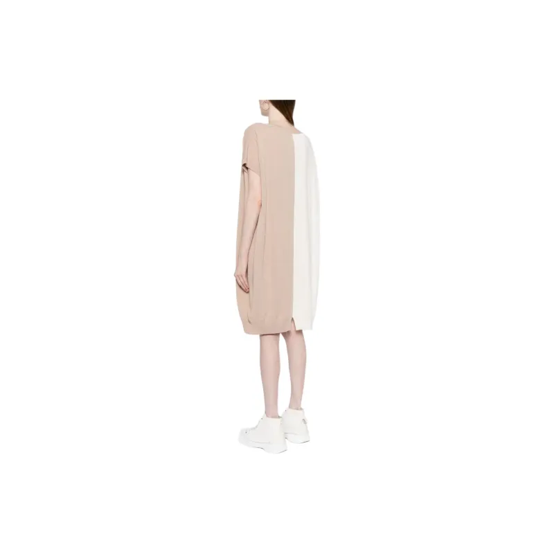MM6 Maison Margiela Two tone Knitted Dress-3