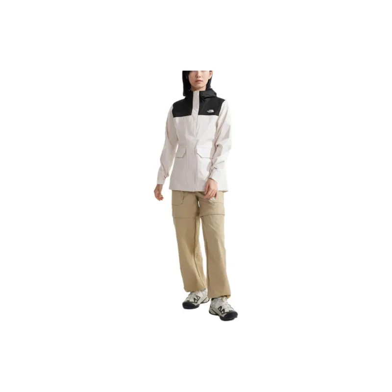 THE NORTH FACE City Outdoor Collection Windbreaker Jackets Women's Dune White-3