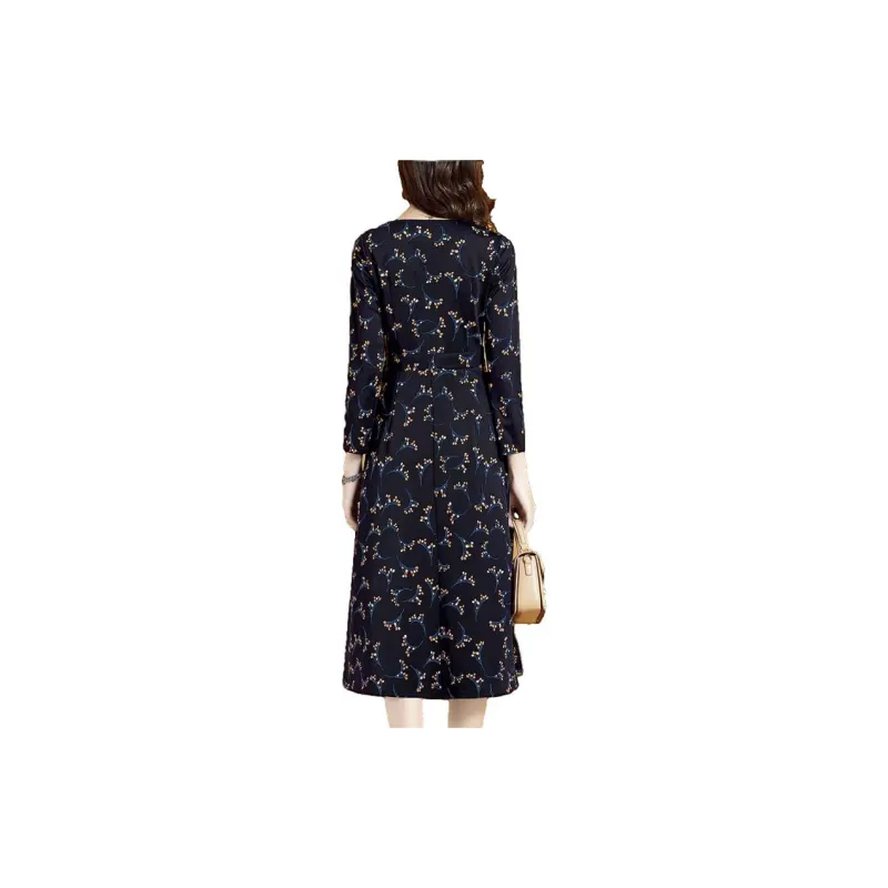 CYANINE SEA Long-Sleeved Dresses Women's Multicolor-2