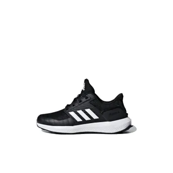 Adidas Rapida Run Wide K Slip Resistant Low Top Kids' Running Shoes Black White Kids'