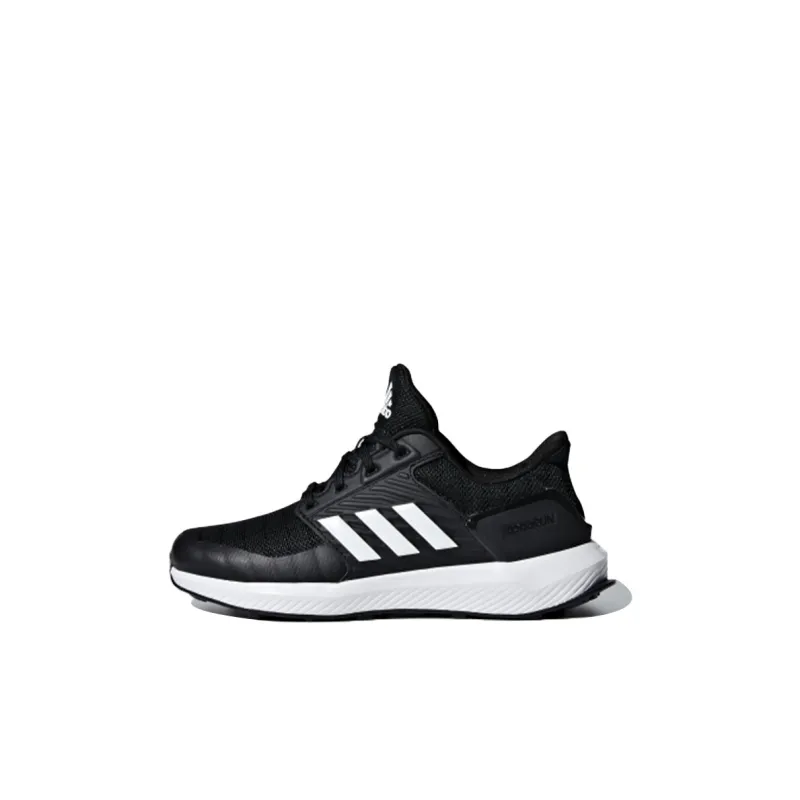 Adidas Rapida Run Wide K Slip Resistant Low Top Kids' Running Shoes Black White Kids'-0
