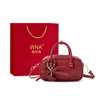 Vigno Synthetic Leather Handbag Crossbody Bag Regular Women's Red
