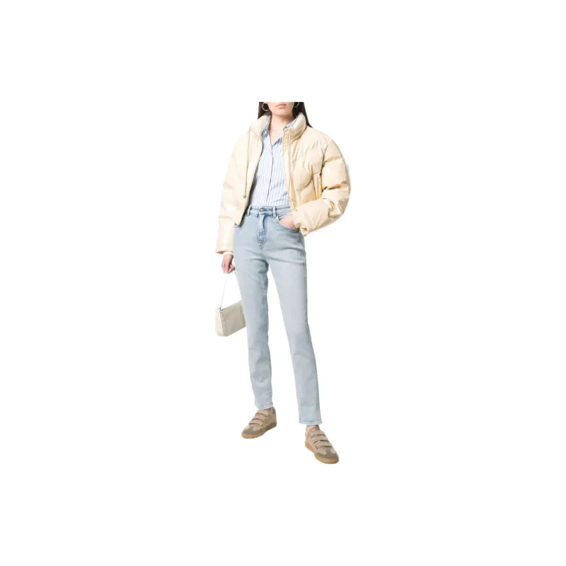 DIESEL Down Jacket Women's Ecru-1