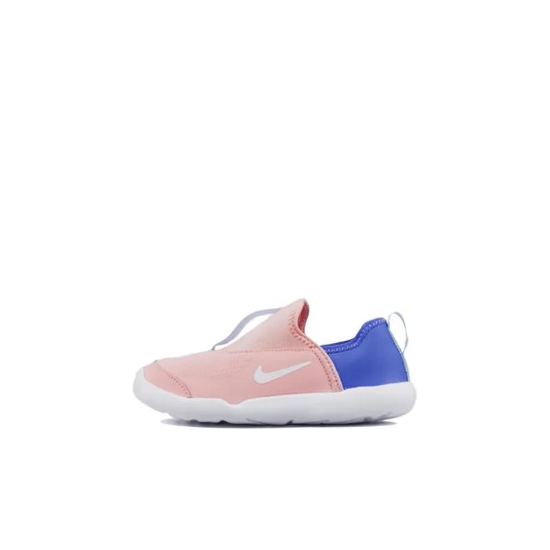 Nike Lil' Swoosh Cushioned Wear-Resistant Lightweight Low-Top Toddler Shoes Pink Blue Infant And Toddler-0