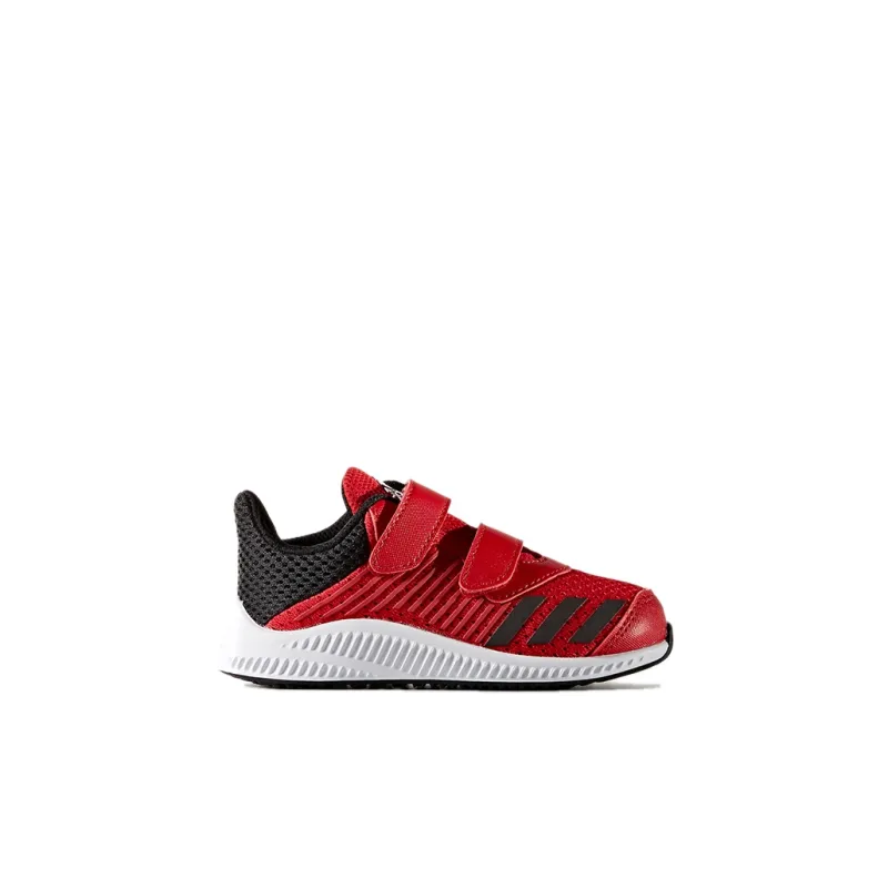 Adidas Fortarun CF I Abrasion Resistant Low Top Toddler Shoes Red Black Infant And Toddler-1
