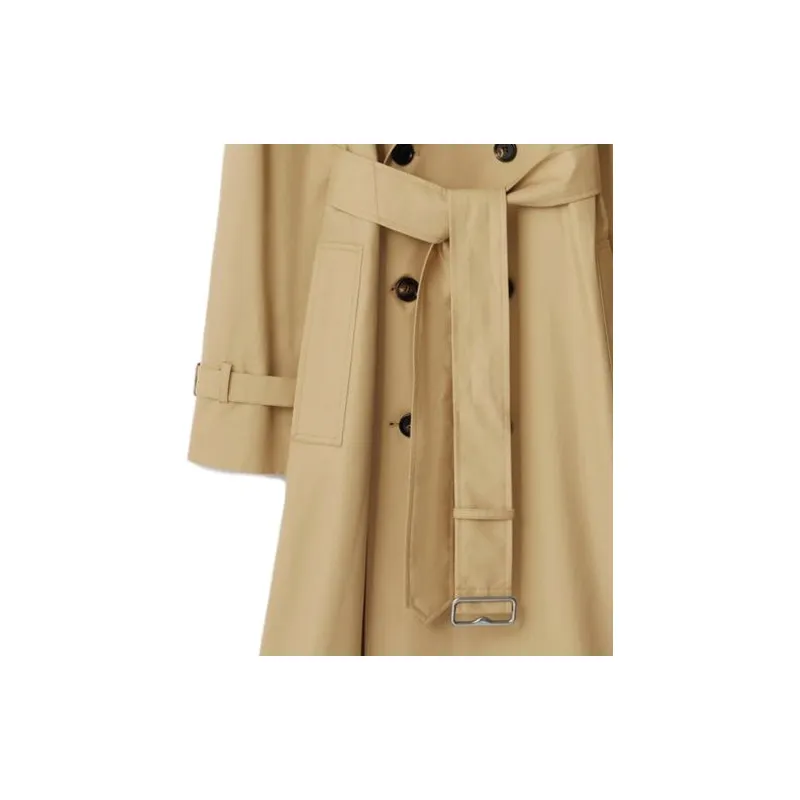 Burberry Gabardine Trench Coat 'Beige'-3