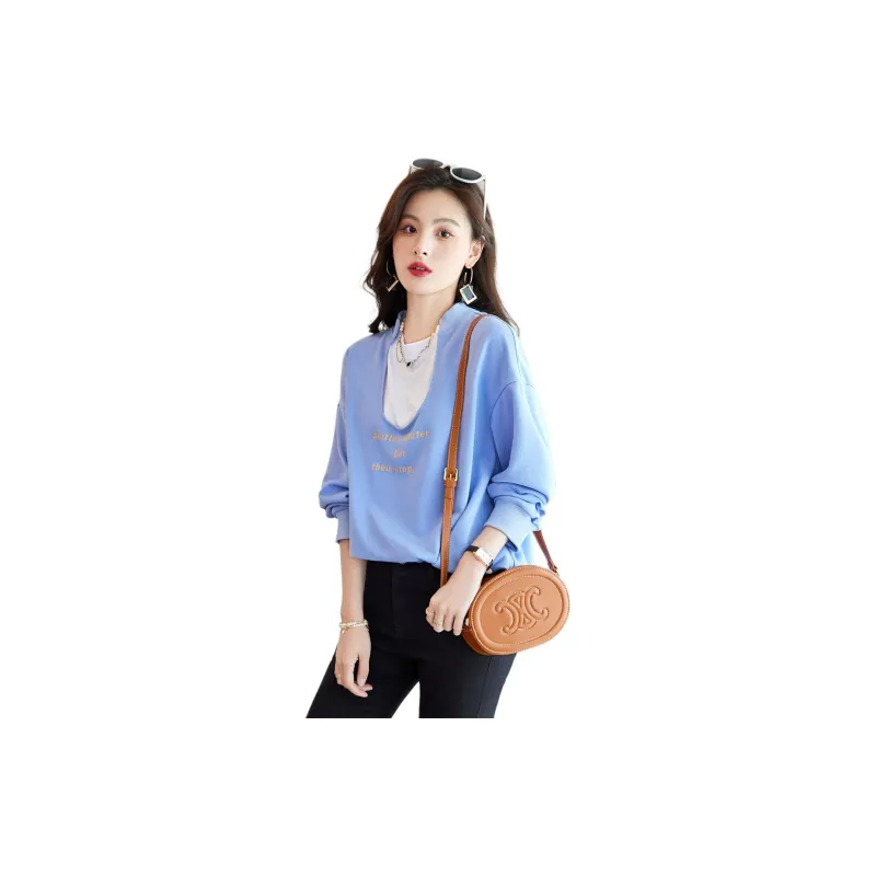 Like The Age Of Water Sweatshirt Women's Blue-3