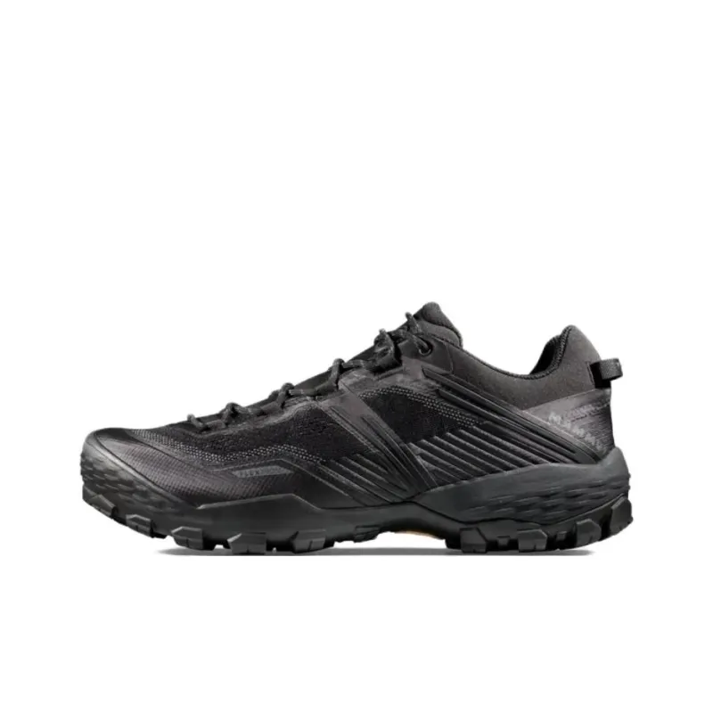 MAMMUT Ducan Slip Resistant, Abrasion Resistant, Waterproof Low Top Hiking Shoes Men's Black-0