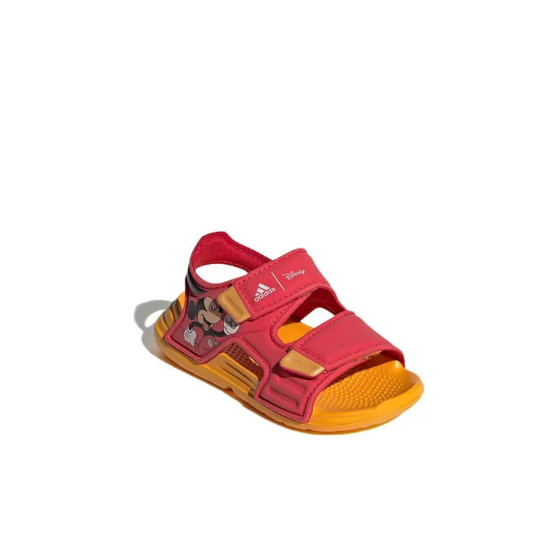 Disney x Adidas Altaswim Slip Resistant Low Top Toddler Shoes Red Infant And Toddler-2