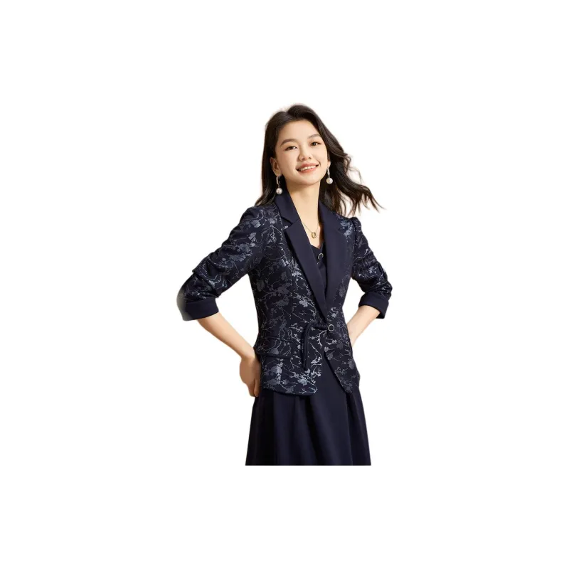 Mylan Skirt Set Women's Navy Blue-2