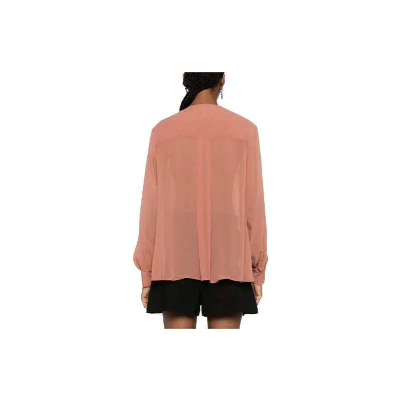 PINKO Ruffled Long sleeve Shirt-2